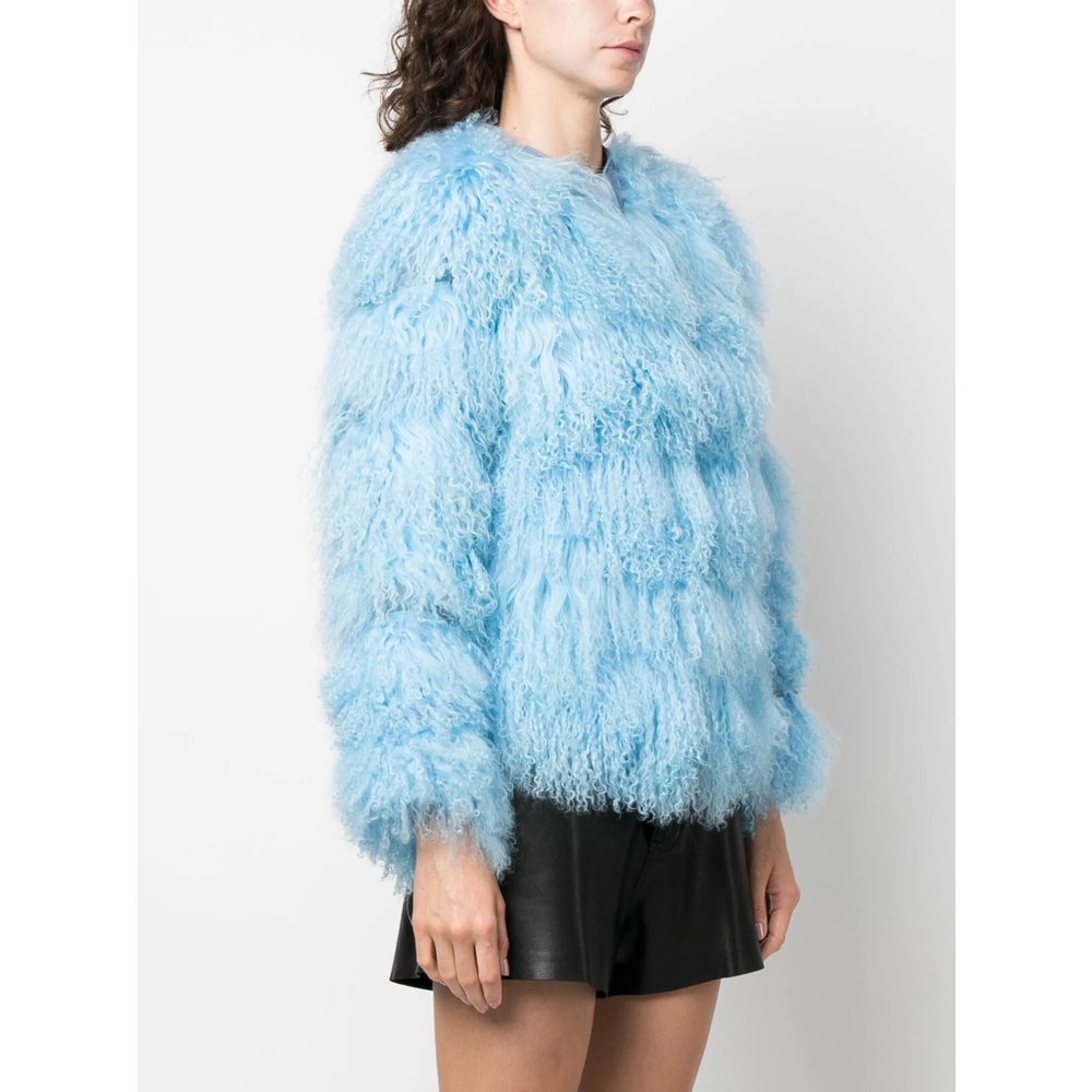 [Dancassab] Leather Jacket FW23 DCASPMF MFUR PASTE