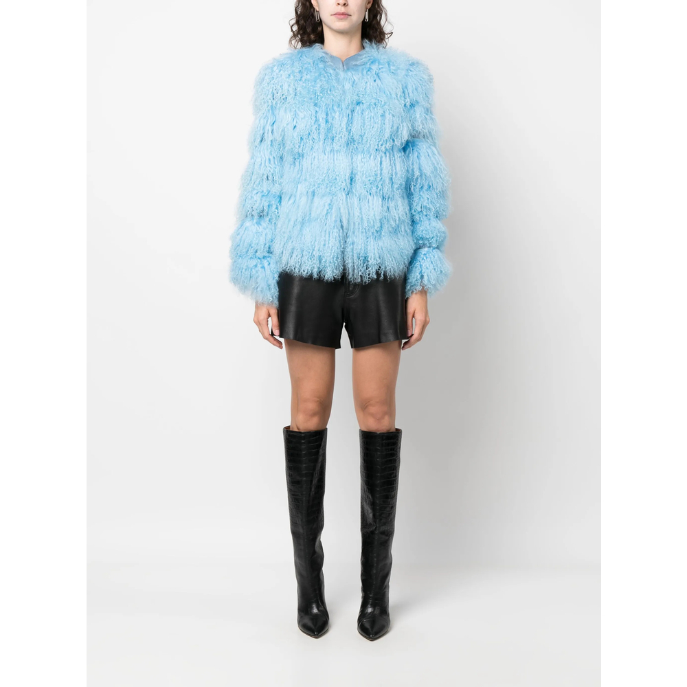 [Dancassab] Leather Jacket FW23 DCASPMF MFUR PASTE