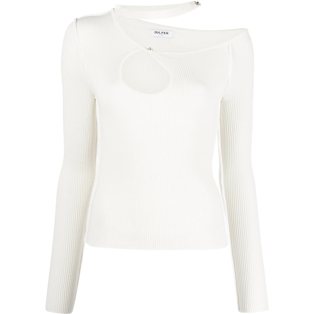 [Julfer] Knitwear FW23 KYLIE TOP  CREAM