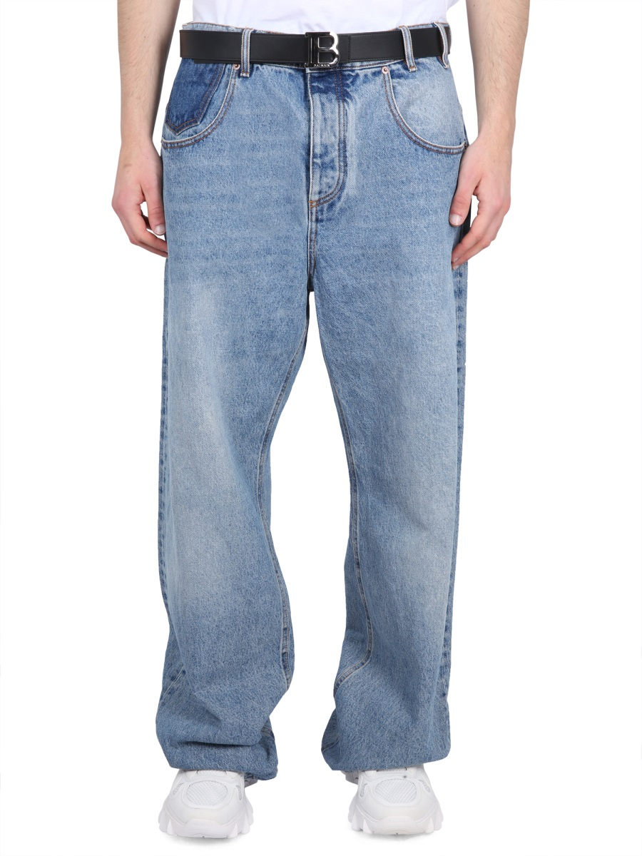 [Balmain] Jeans FW23 BH1ML062_DD65SHY