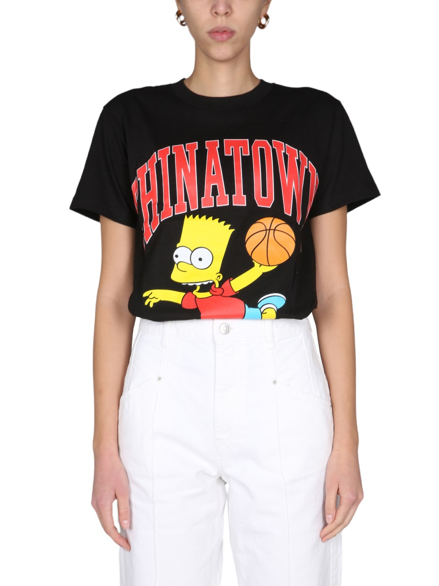 [CHINATOWN MARKET X THE SIMPSONS] T-shirts Short Sleeve FW21 CTM1990348_BLACK