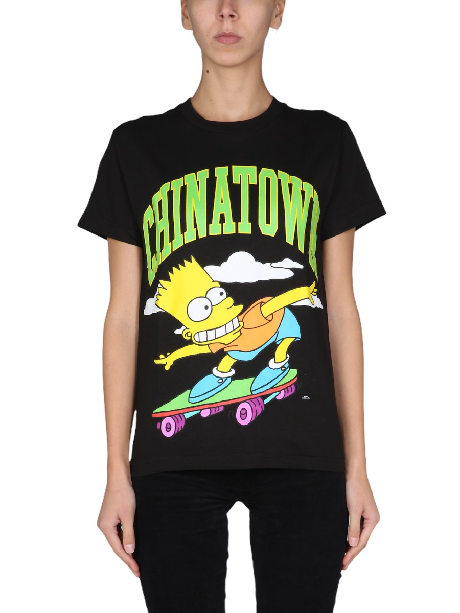[CHINATOWN MARKET X THE SIMPSONS] T-shirts Short Sleeve FW21 CTM1990345_BLACK
