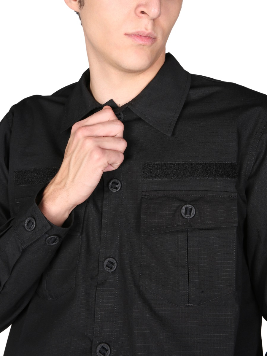 [ARKAIR] Shirts Long Sleeve FW21 A113AA-P_BLACK