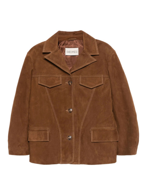 [Siedres] Leather Jacket FW25 WPF25CJ05 ASEAN BROWN