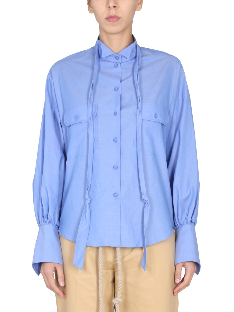 [Jejia] Shirts Long Sleeve FW22 BIRKIN_VARBLIGHBLUE