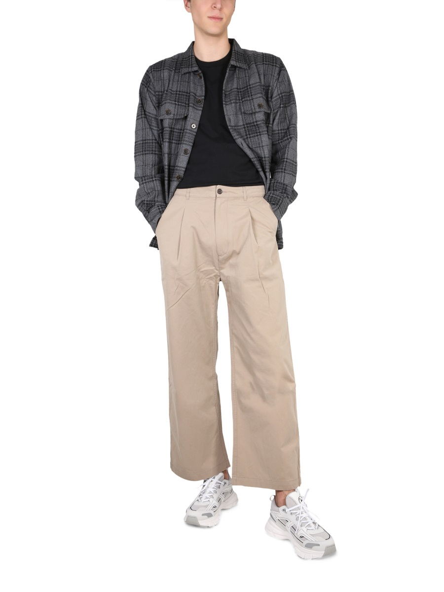[UNIVERSAL WORKS] T-shirts Short Sleeve FW22 27730_BLACK