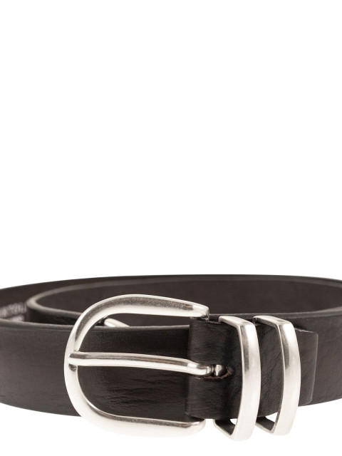 [ALBERTO LUTI] Belt SS26 616/30 MORO