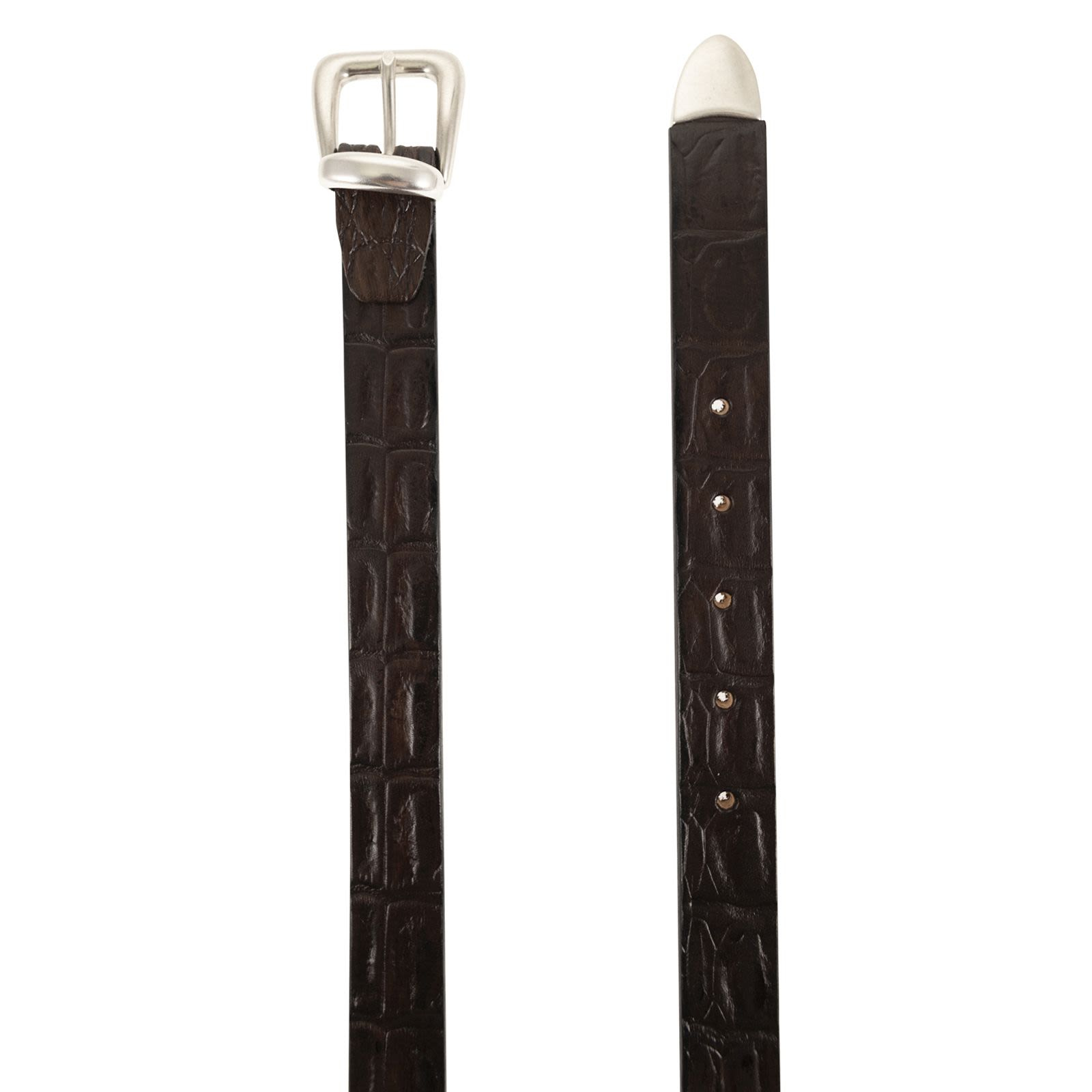 [ALBERTO LUTI] Belt SS26 830/25 MORO