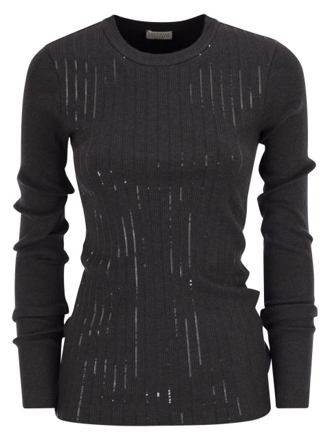 [Brunello Cucinelli] T-shirts Long Sleeve FW25 MG902EI400 C390