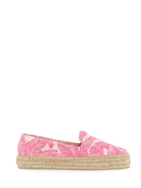[MANEBI] Flat shoes SS23 G4.7D0_COTTONJACQUARDPINKCREAM