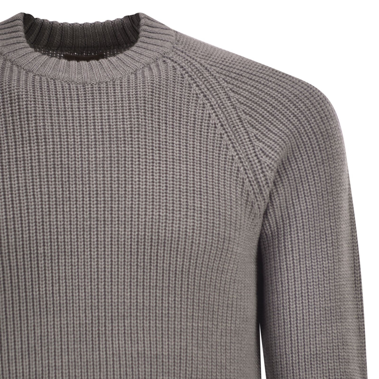 [Rakki] Knitwear FW25 REBEL GIROCOLLO WV GRIGIO
