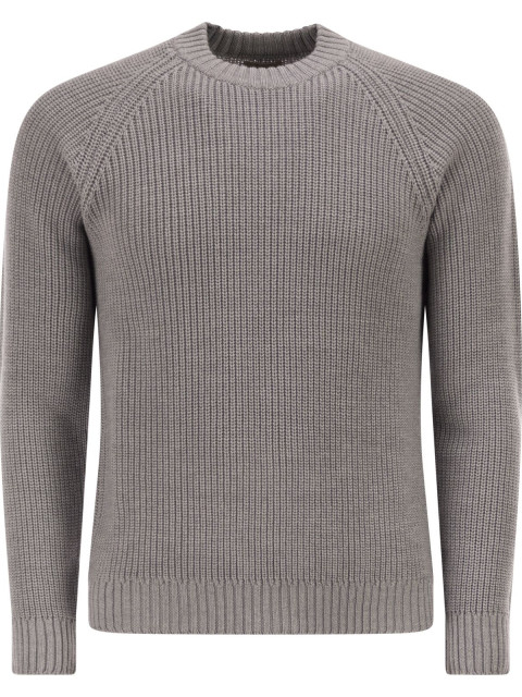 [Rakki] Knitwear FW25 REBEL GIROCOLLO WV GRIGIO