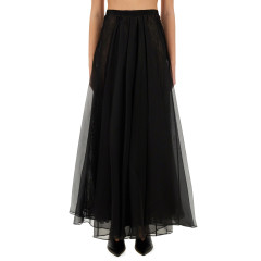 [Nina Ricci] Midi skirt SS25 25PCJU020SE0789_U9000