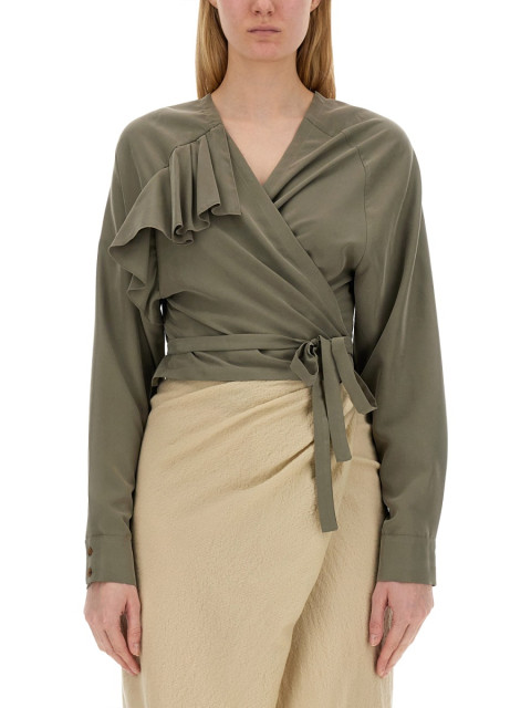 [Alysi] Blouse FW23 153268_A3210MILIT