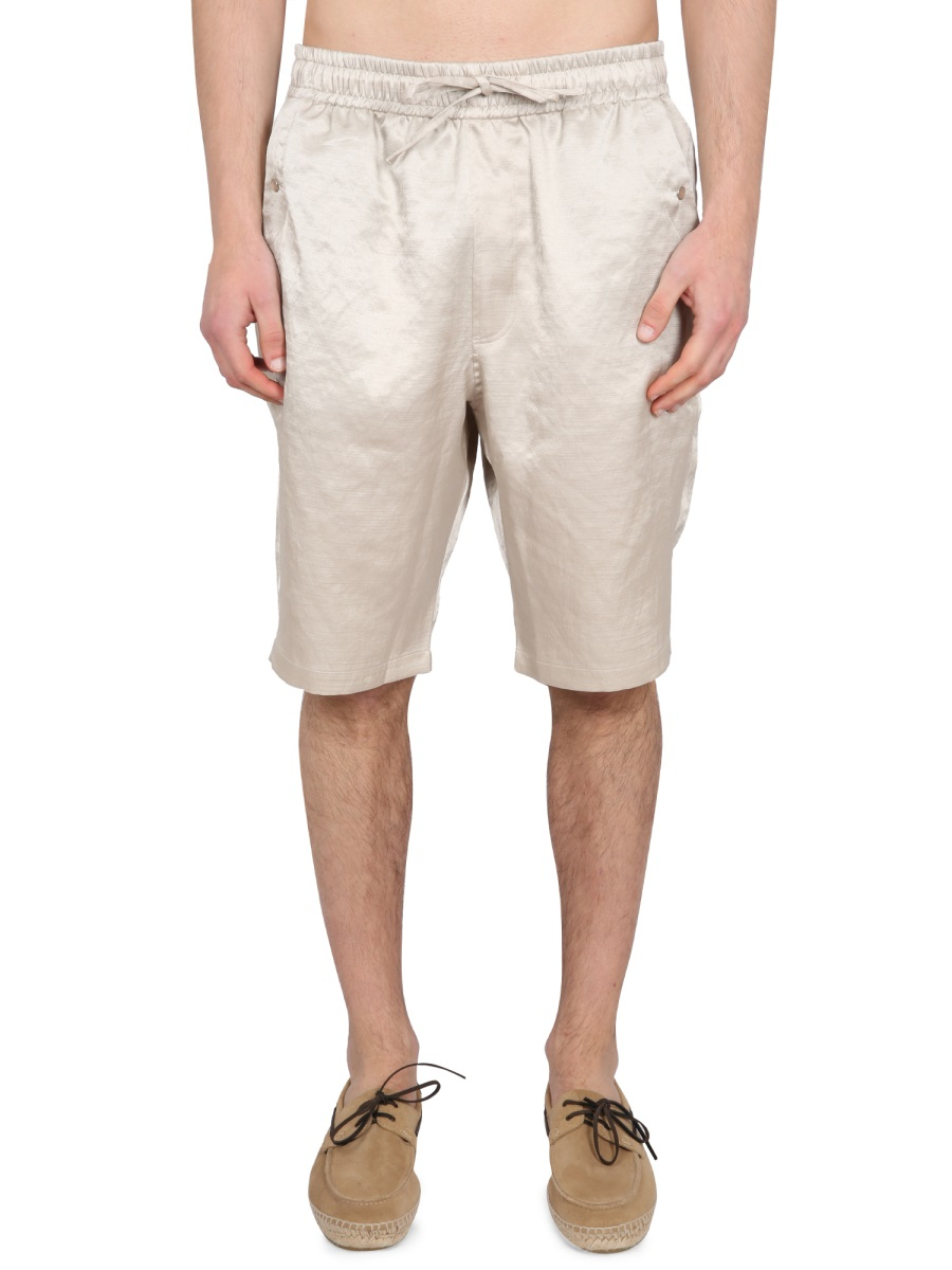 [Needles] Shorts SS23 MR255_A-BEIGE