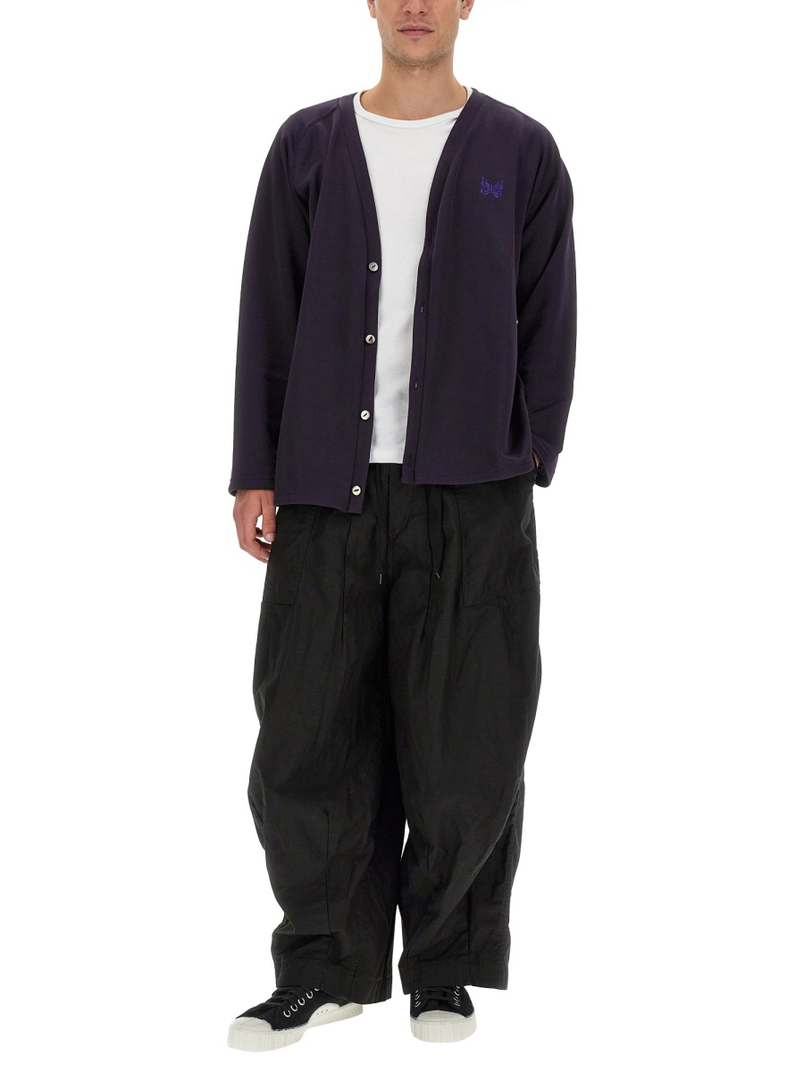 [Needles] Cardigan SS23 MR304_C-EGGPLANT