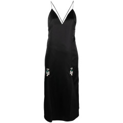 [Wales Bonner] Sleeveless dress FW23 WA23DR01 VI02 BLACK