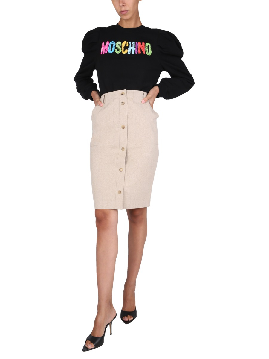 [Moschino] Midi skirt FW21 01205430_0084