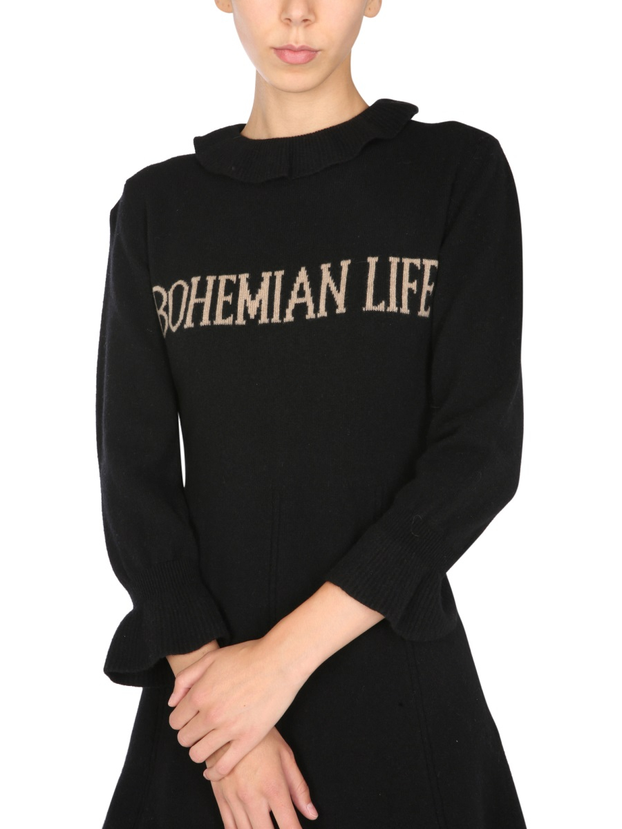 [Alberta Ferretti] Long sleeve dress FW21 04806605_2555