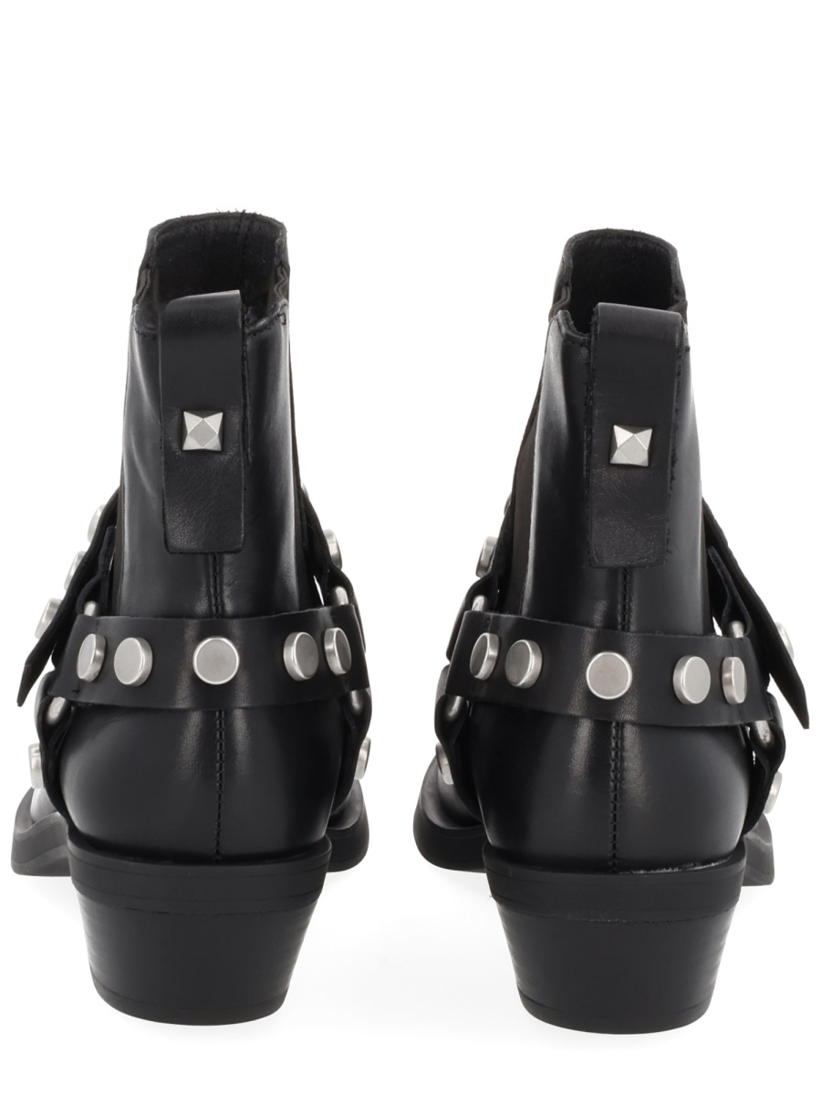 [ASH] Ankle Boots FW25 LOGAN01_BLACK
