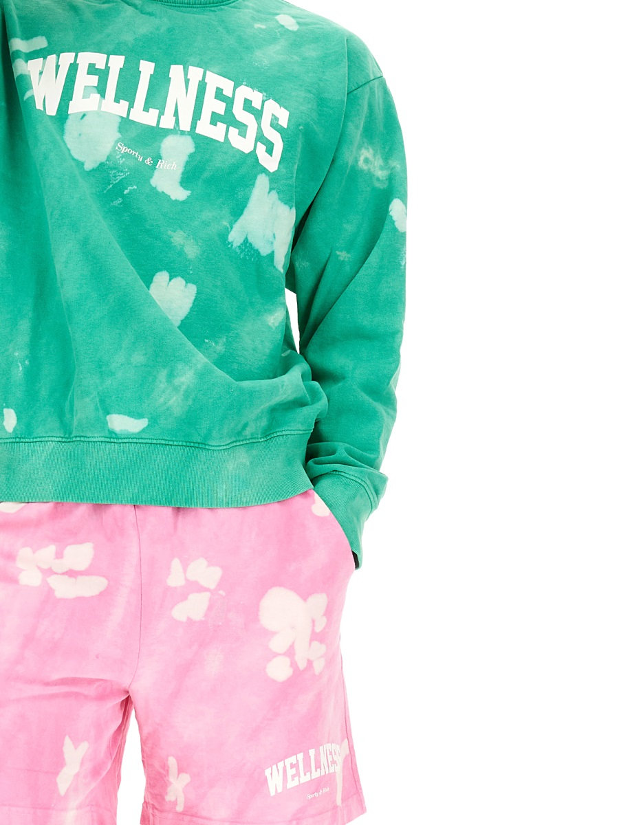 [SPORTY&RICH] Sweatshirt SS23 CR952TA_TAHITI/WHITE