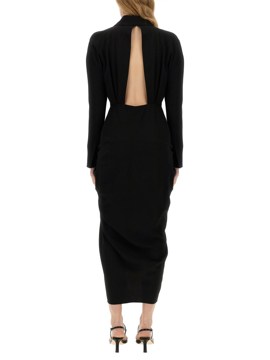 [DRIES VAN NOTEN] Long sleeve dress SS24 011063_8314900