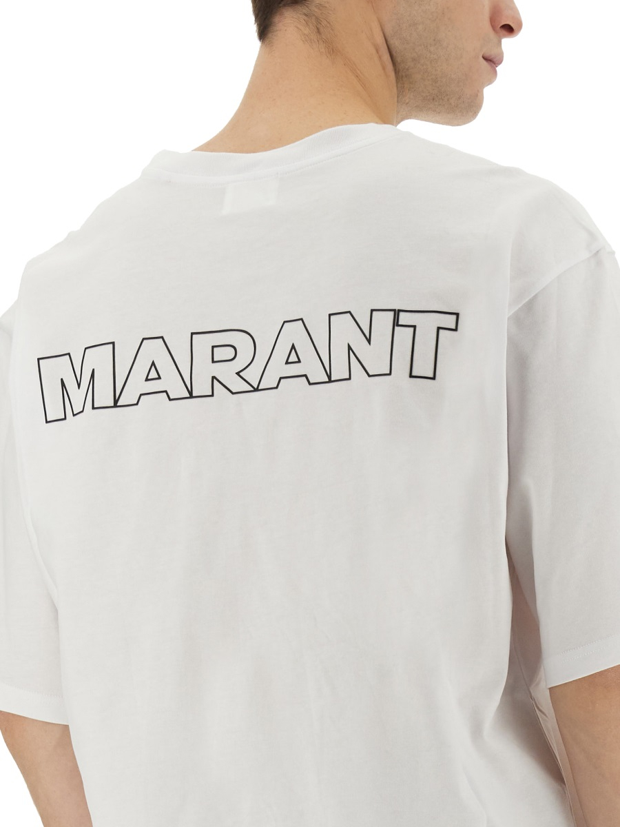 [MARANT] T-shirts Short Sleeve SS24 TS0079HB_A2N09H20WH