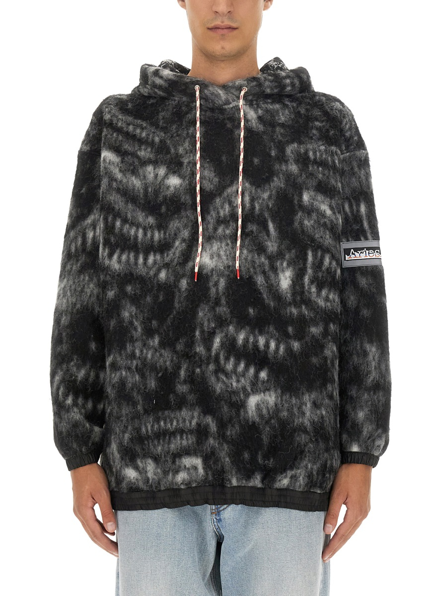 [Aries] Sweatshirt FW23 FUAR70016_BLK