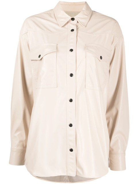 [Marant Etoile] Shirts Long Sleeve FW23 A3B15E CH0001FA 20CK