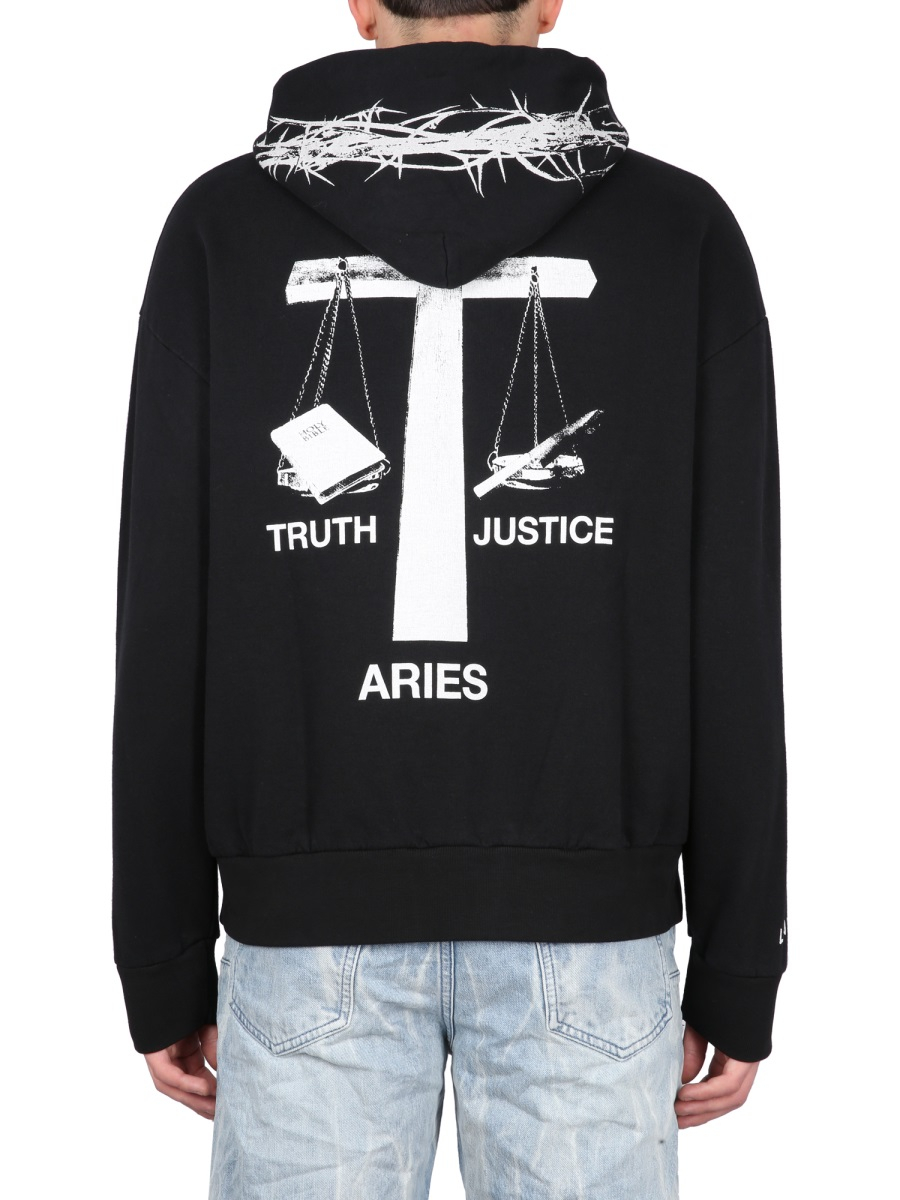 [Aries] Hoodie SS23 STAR20014_BLK