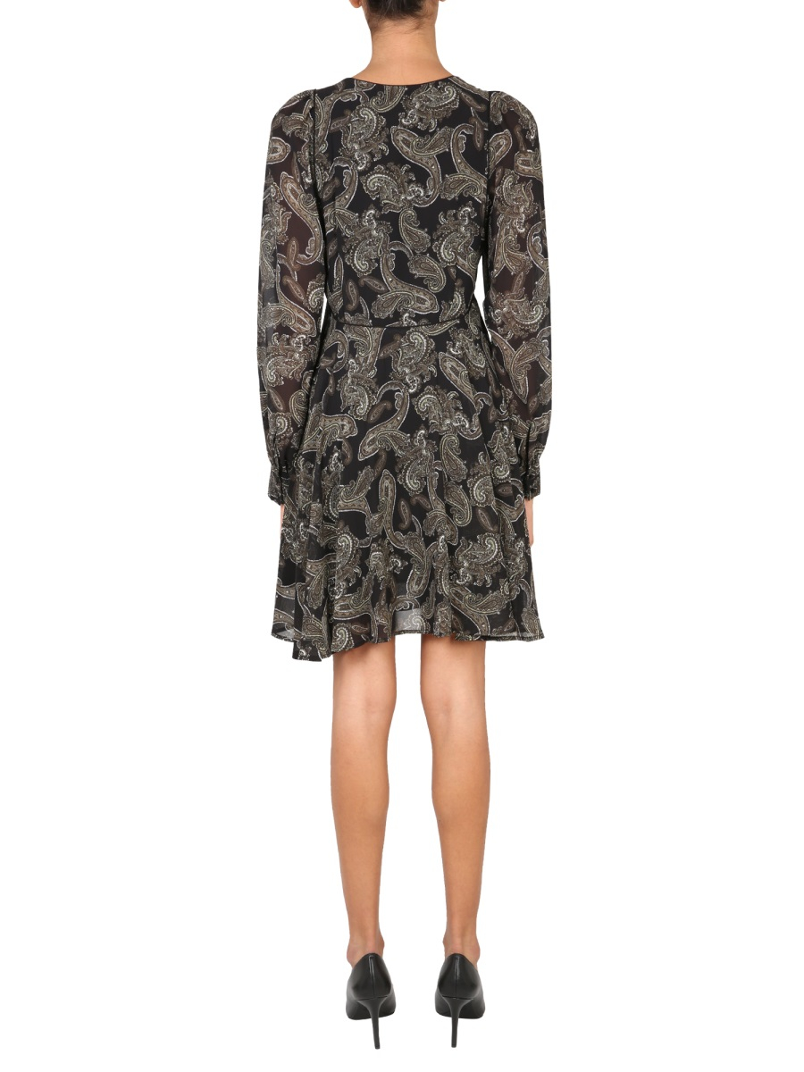[MICHAEL BY MICHAEL KORS] Long sleeve dress FW22 MF2818O6RV_341OLIVE