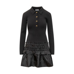 [GANNI] Long sleeve dress FW25 K2523 099