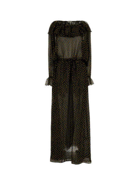 [BODE] Long sleeve dress SS25 WRF24DR036 BKMLT