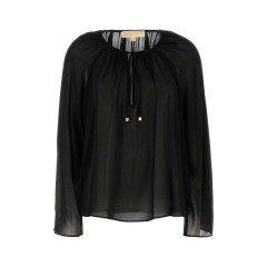 [MICHAEL BY MICHAEL KORS] Shirts Long Sleeve SS25 MR540R07R3 BLACK