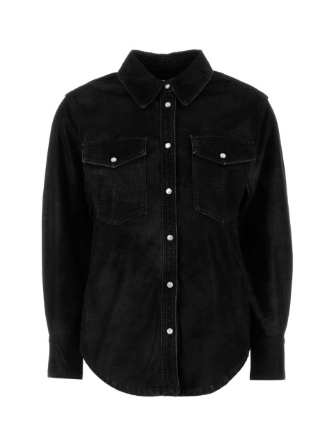 [Isabel Marant Etoile] Shirts Long Sleeve FW25 CH0240FAC3B01E 01BK