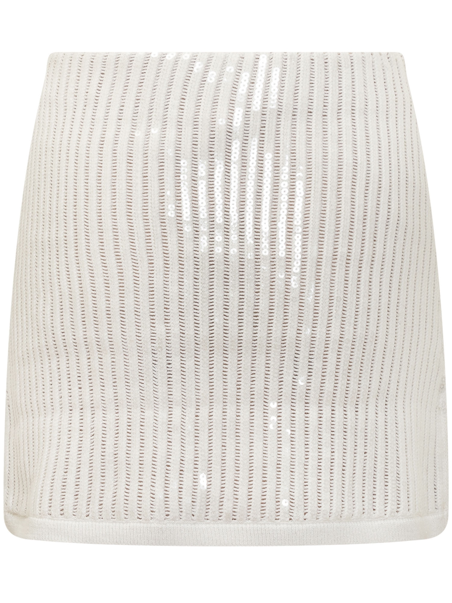 [Self-portrait] Mini skirt SS25 SS25126SKW WHITE