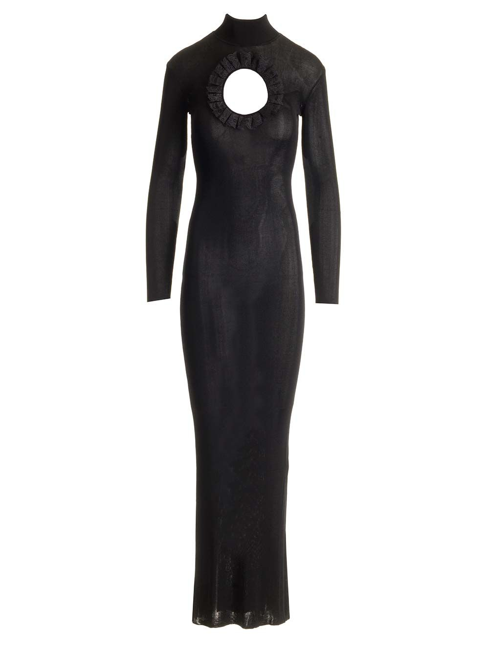 [Self Portrait Residency] Long sleeve dress SS25 SS25-CK-005XBBLACK