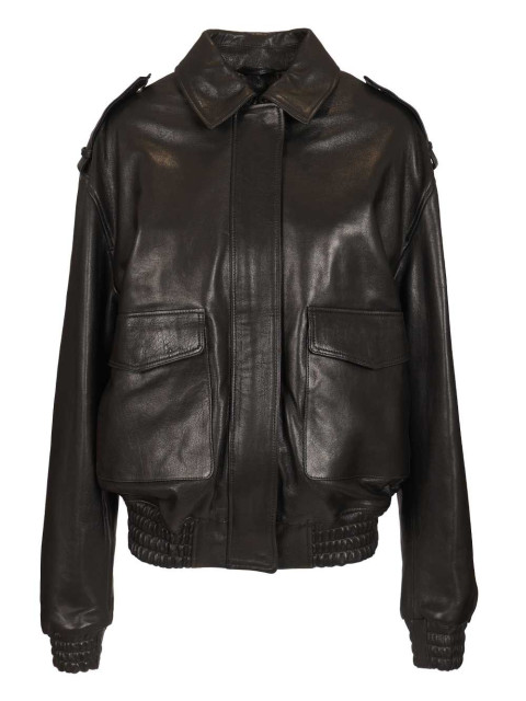 [Arma] Leather Jacket SS26 010L261046.02BLACK