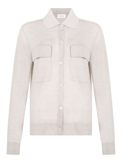 [PAROSH] Cardigan FW25 D540912-LINFA25W084