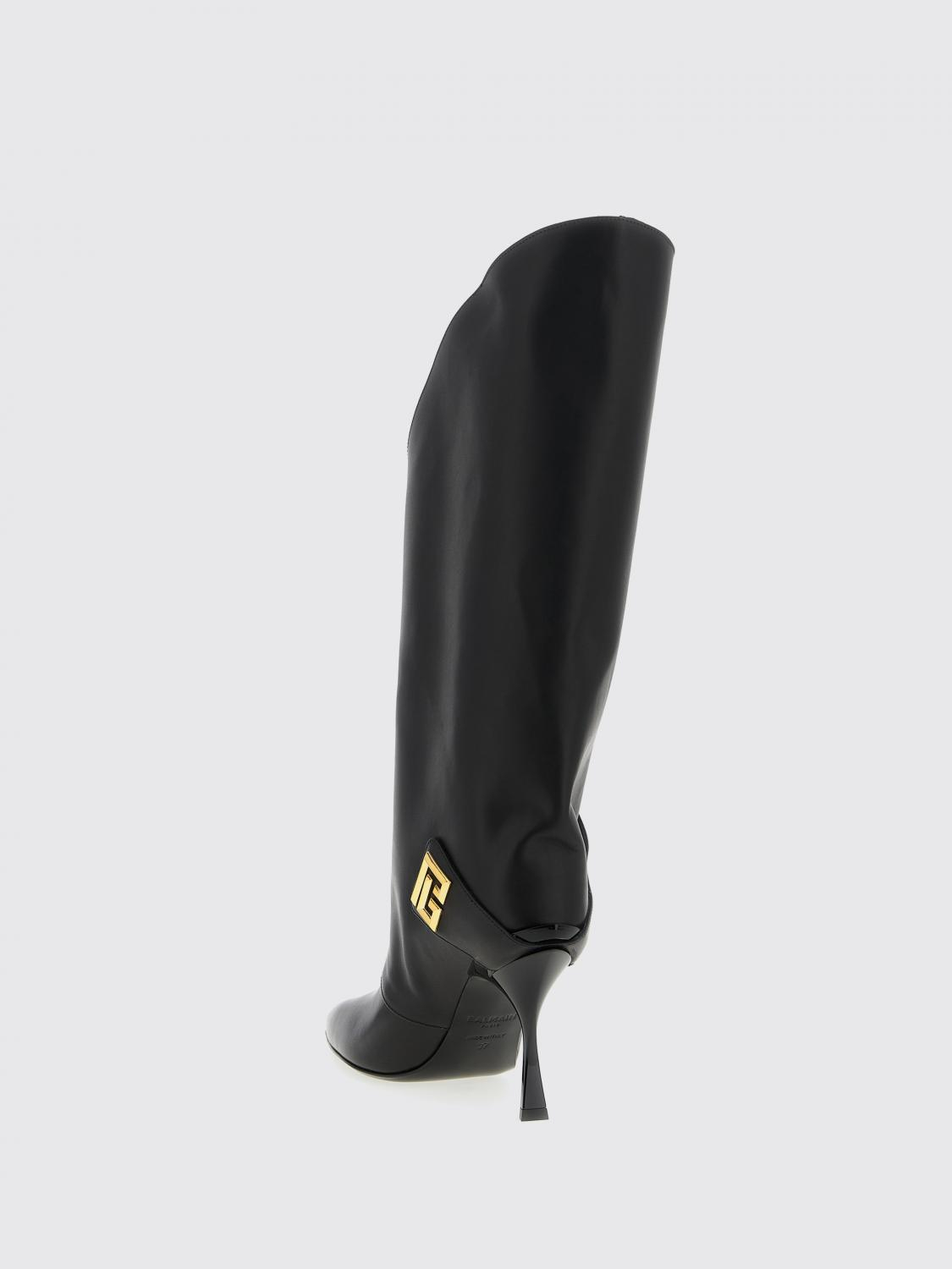 [Balmain] Ankle Boots FW25 FN1TA144LVIT 0PA