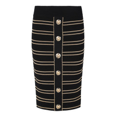[Balmain] Midi skirt FW25 FF1LC018KI52-EAD