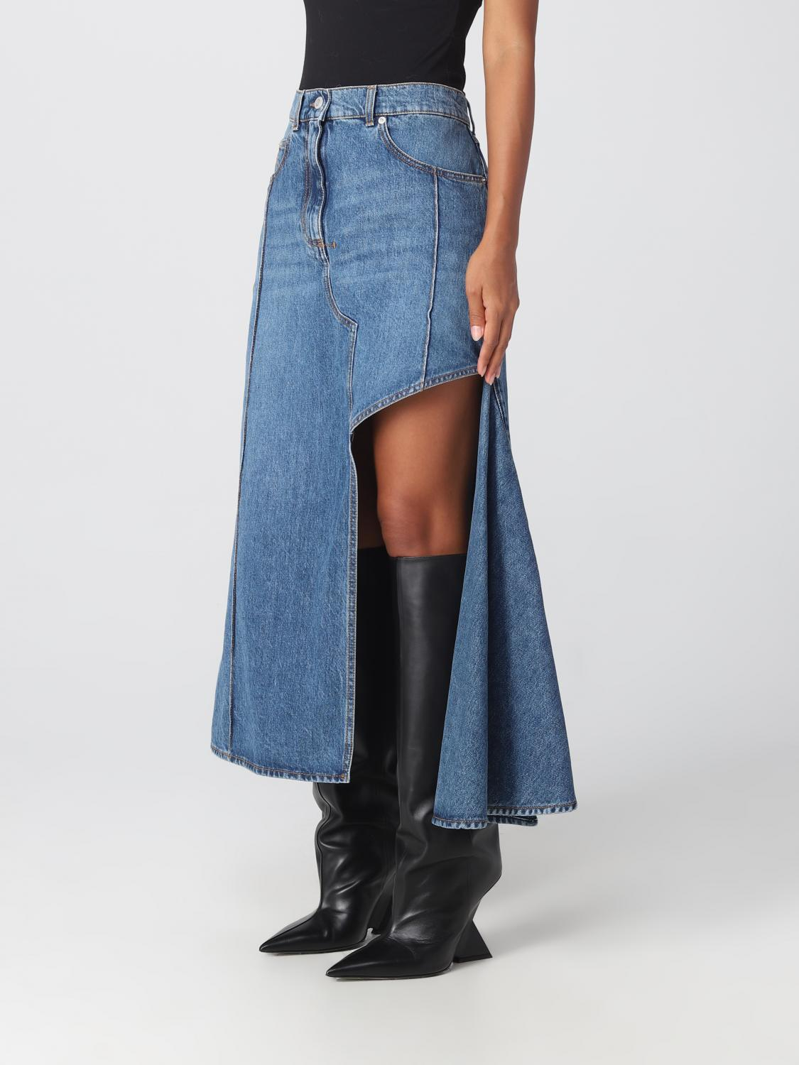 [McQueen] Midi skirt FW25 754828QMACG 4164