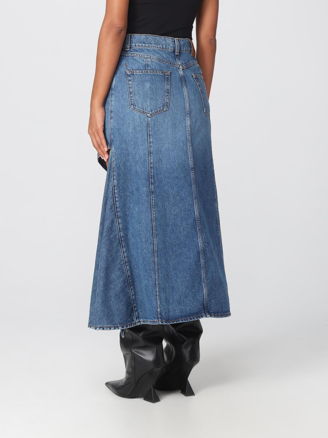[McQueen] Midi skirt FW25 754828QMACG 4164