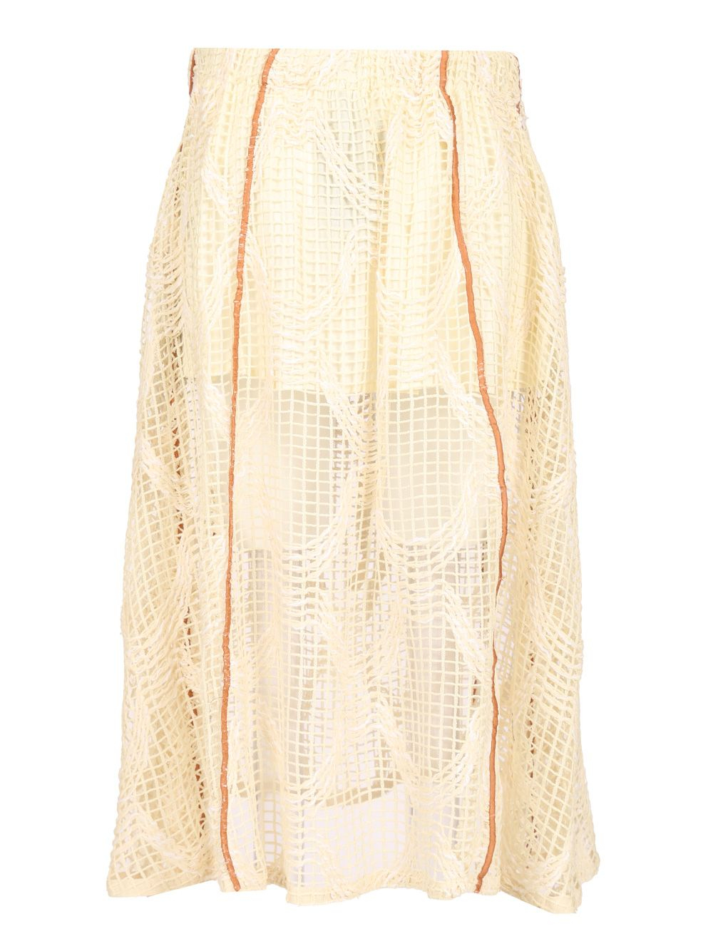 [DURAZZI MILANO] Long skirt SS25 SS25SK07 071 RETI001