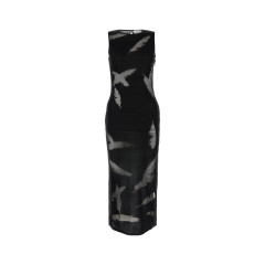 [Alexander McQueen] Sleeveless dress FW24 798376Q1BAV 1000