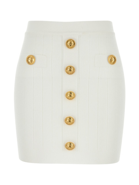 [Balmain] Mini skirt SS25 EF1LB290KB07 0FA