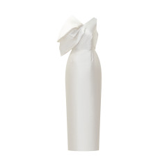 [Solace London] Sleeveless dress FW25 OS44006 CREAM