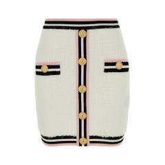 [Balmain] Mini skirt SS24 CF0LB292KG15 GQW