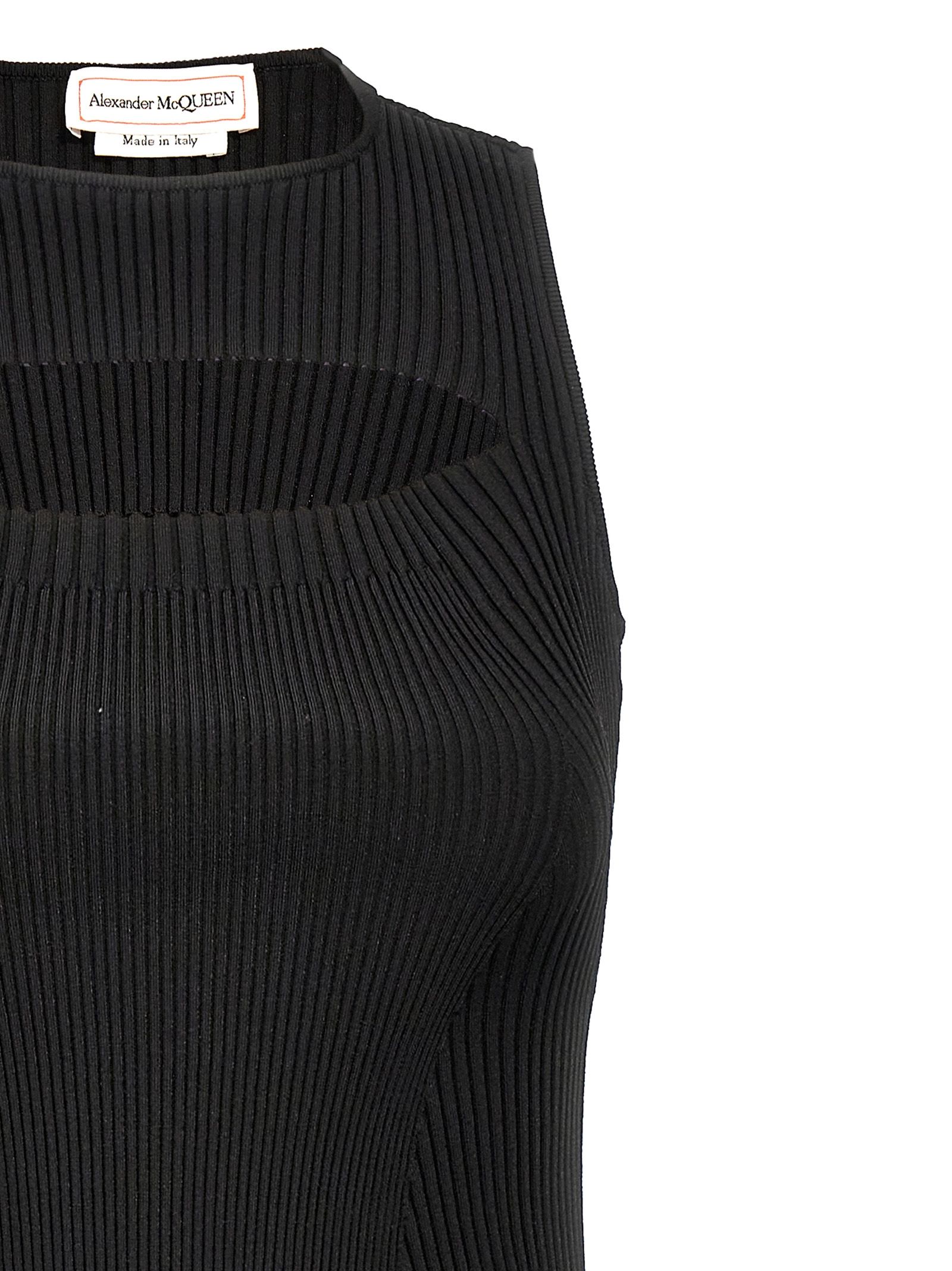 [McQueen] Sleeveless dress FW24 798352Q1BAQ1000