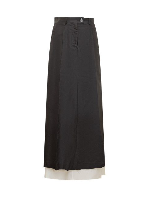 [Peter Do] Long skirt FW23 PDSS23266SE043 BLACK